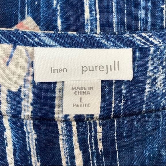 J Jill Pure Jill Linen Sleeveless Tunic Top Lotus
Floral Print - Picture 4 of 6